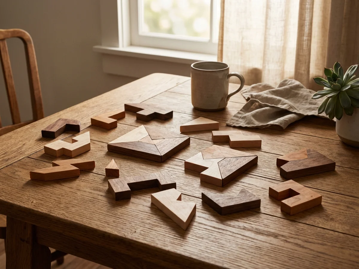 Square Wooden Puzzles - 1