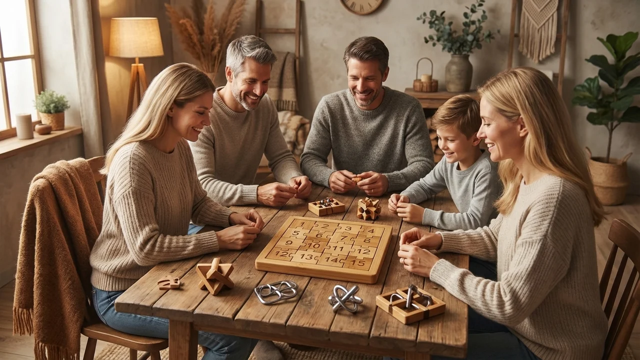 Bamboo Sliding Tile Puzzle — Easy Number Arrangement Game - 6