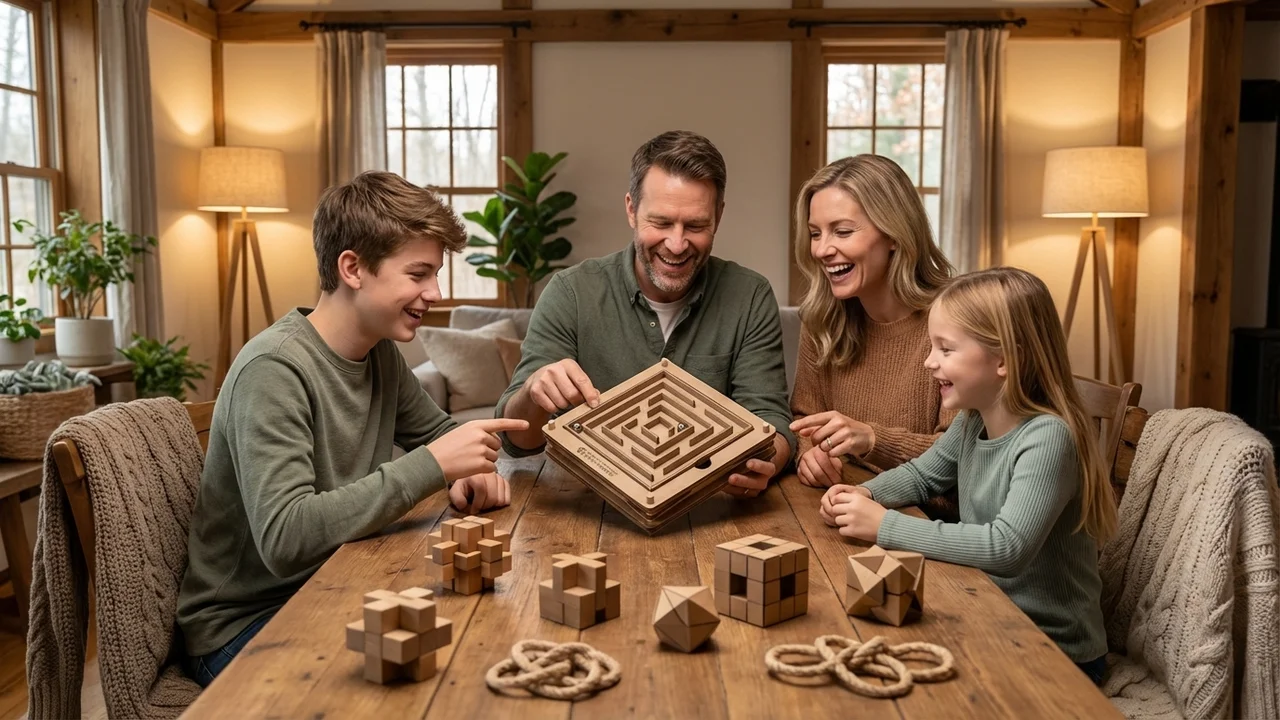 Recycled Cardboard Maze Puzzle — Easy Tilt Labyrinth - 6