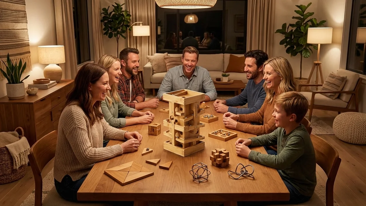 Bamboo Gravity Tower Labyrinth — Eco-Friendly 3D Drop Maze - 6