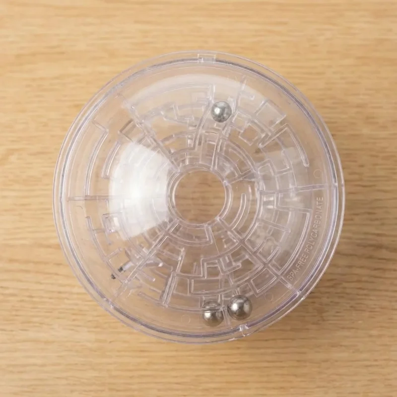 3D Labyrinth Ball Puzzle — Medium 100-Barrier Maze Challenge - 2