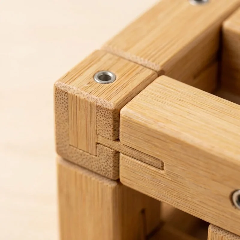 Bamboo Snake Cube Puzzle — Medium Twist-and-Fold Brain Teaser - 3