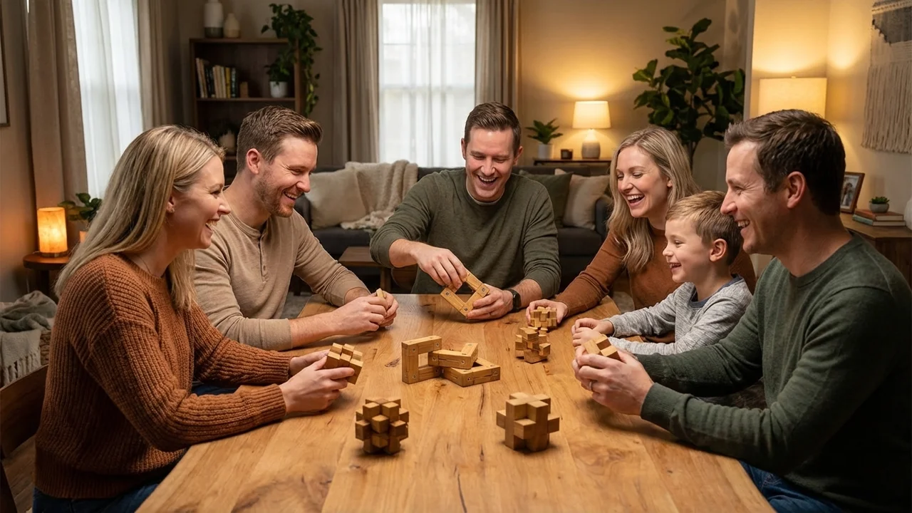 Bamboo Snake Cube Puzzle — Medium Twist-and-Fold Brain Teaser - 6