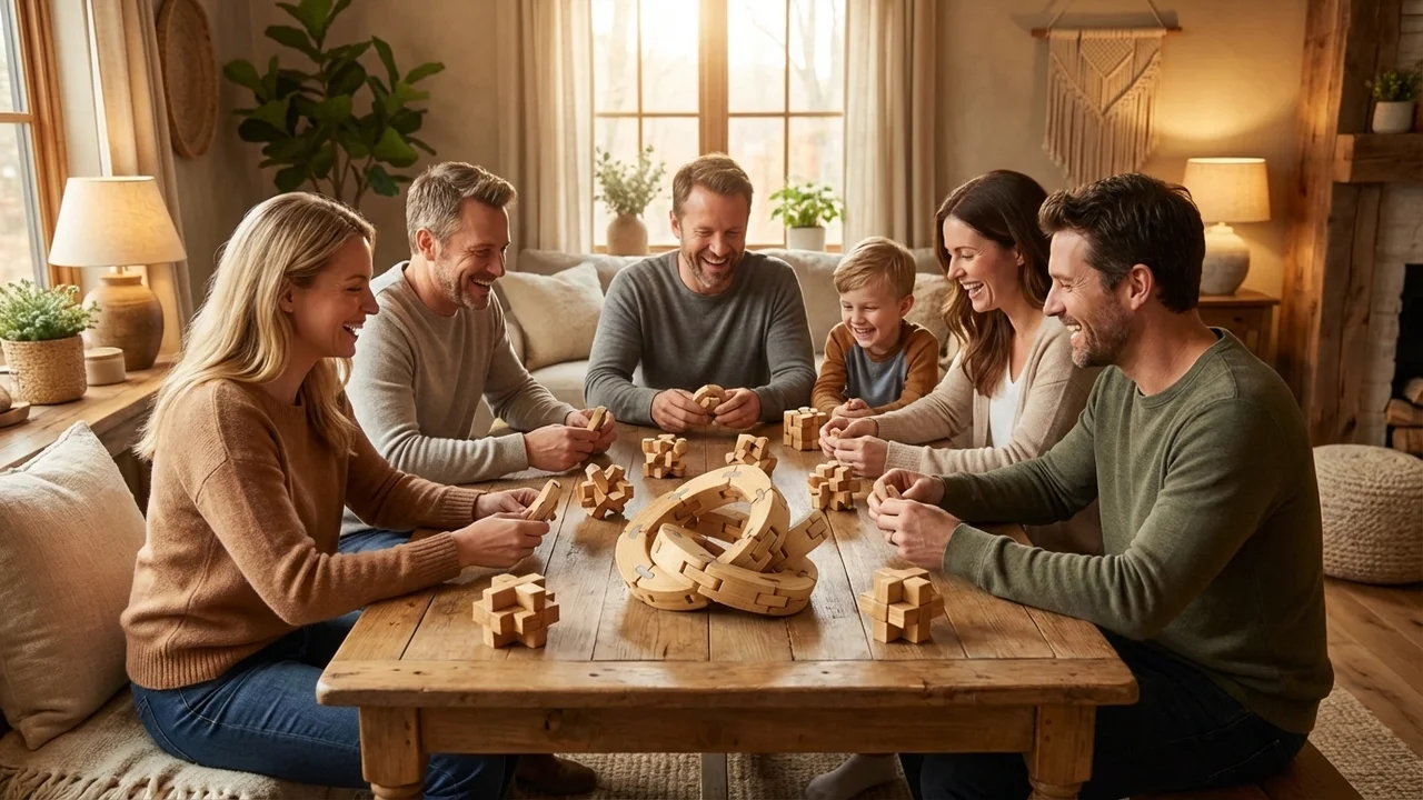 Bamboo Snake Chain Puzzle — Easy Flexible Fun for All Ages - 6