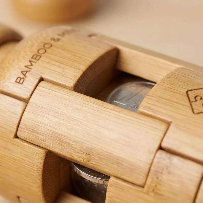 Bamboo Bottle Puzzle — Medium Coin Retrieval - 3