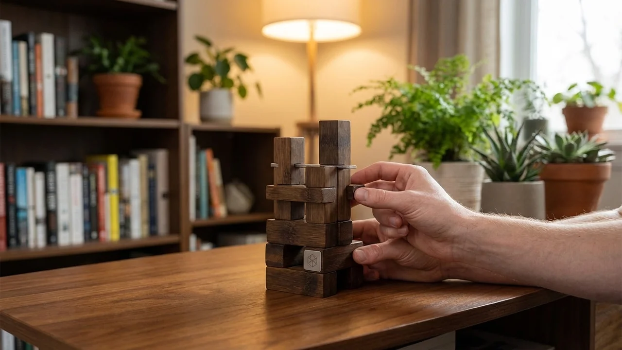 Tornstaplingspussel i Bambu — Expert Precisionsbalansutmaning - 5