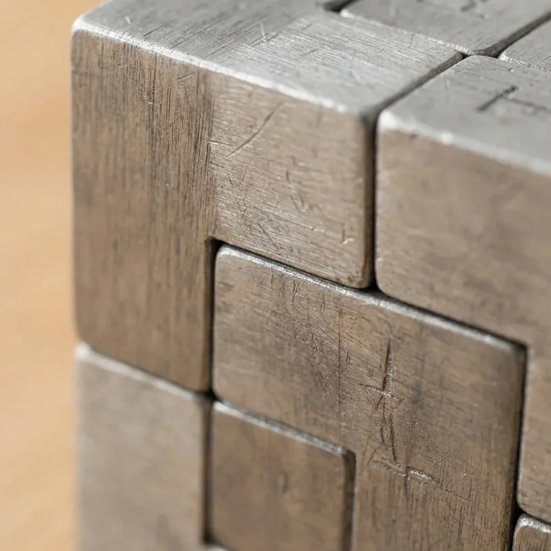 Cast Metal Infinity Cube — Hard Interlocking Puzzle - 3