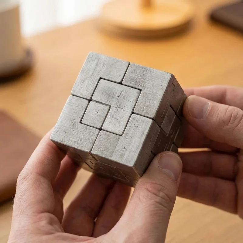 Cast Metal Infinity Cube — Hard Interlocking Puzzle - 4