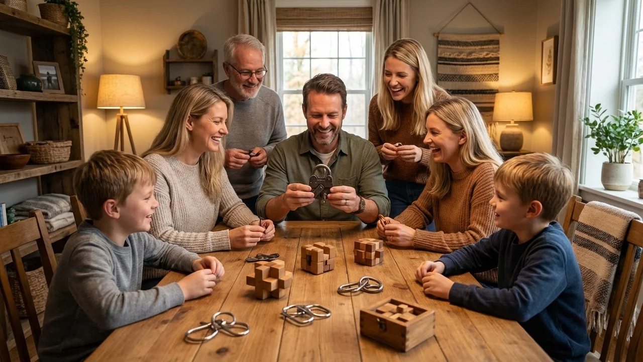 Cast Iron Trick Padlock Puzzle — Hard Hidden-Keyhole Challenge - 6