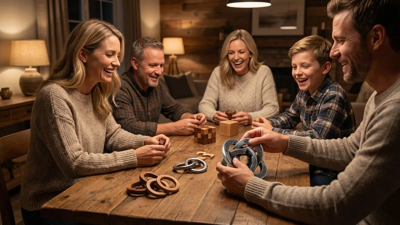 Cast Metal Celtic Knot Puzzle — Medium Interlocking Ring Challenge - 6