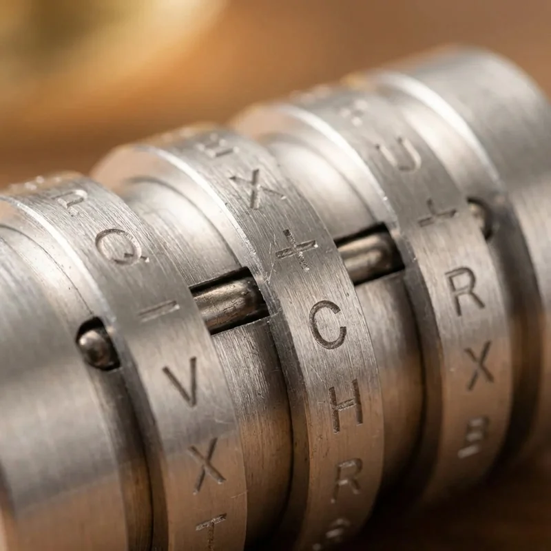 Mini Aluminum Cryptex — Easy 3-Ring Keychain Puzzle - 3