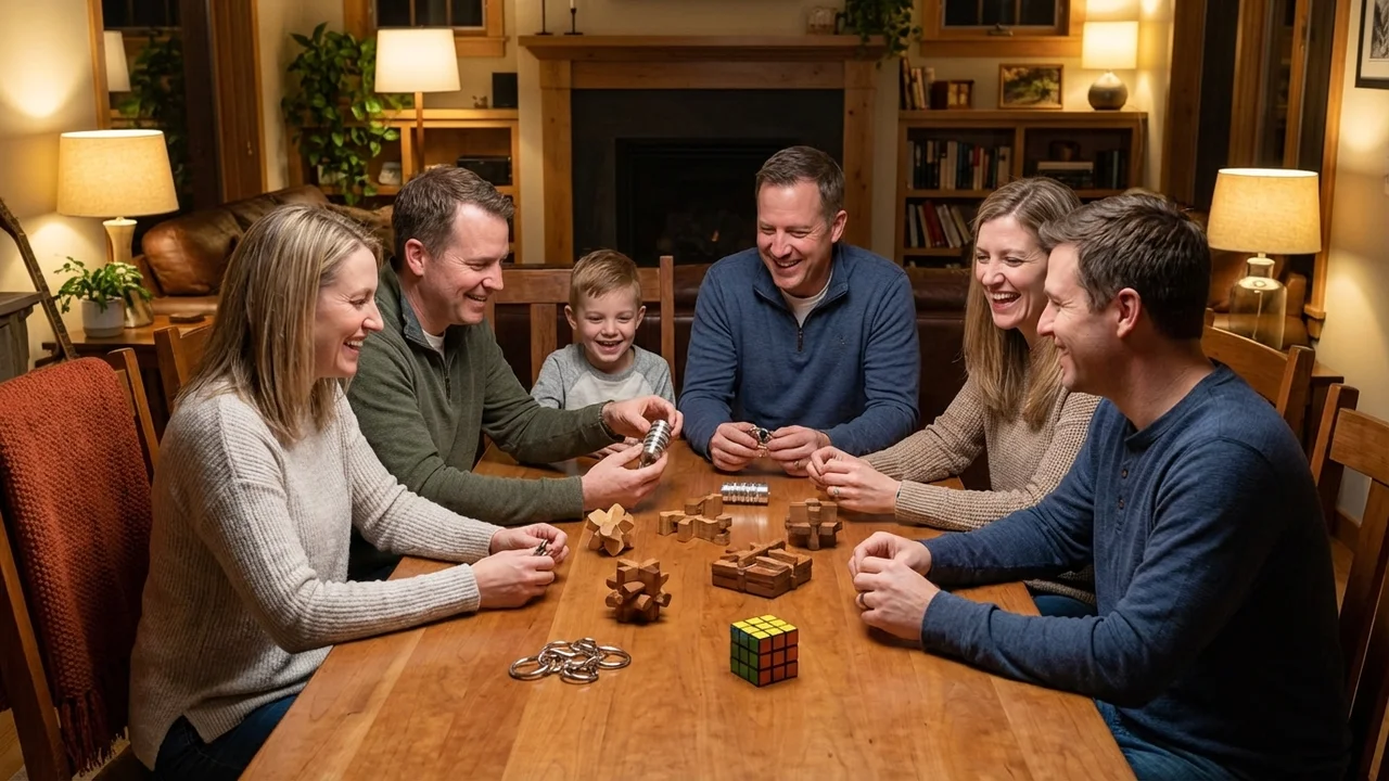 Mini Aluminum Cryptex — Easy 3-Ring Keychain Puzzle - 6