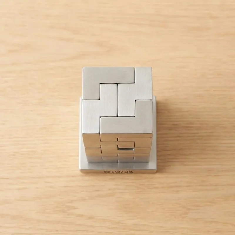Executive Metal Puzzle Tower — Hard Corporate Desk Challenge - 2