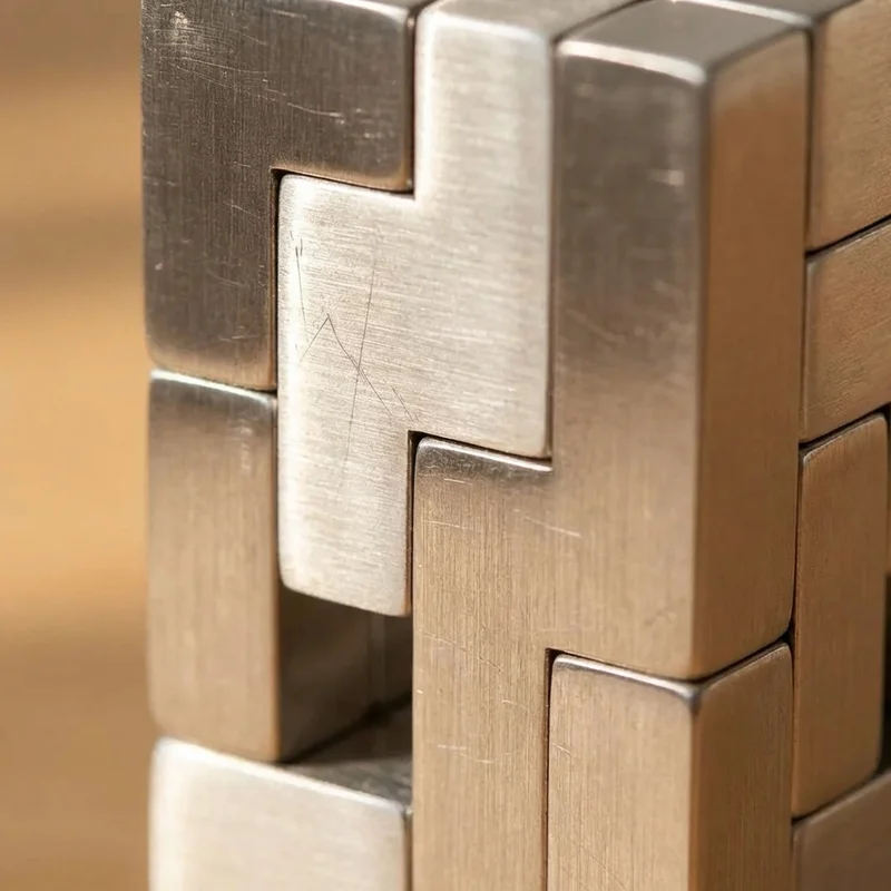 Executive Metal Puzzle Tower — Hard Corporate Desk Challenge - 3