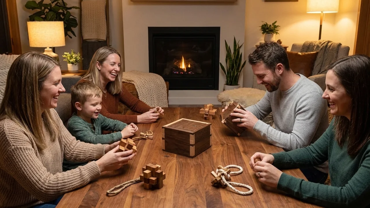 Hardwood Impossible Dovetail Box — Expert Secret Opening - 6