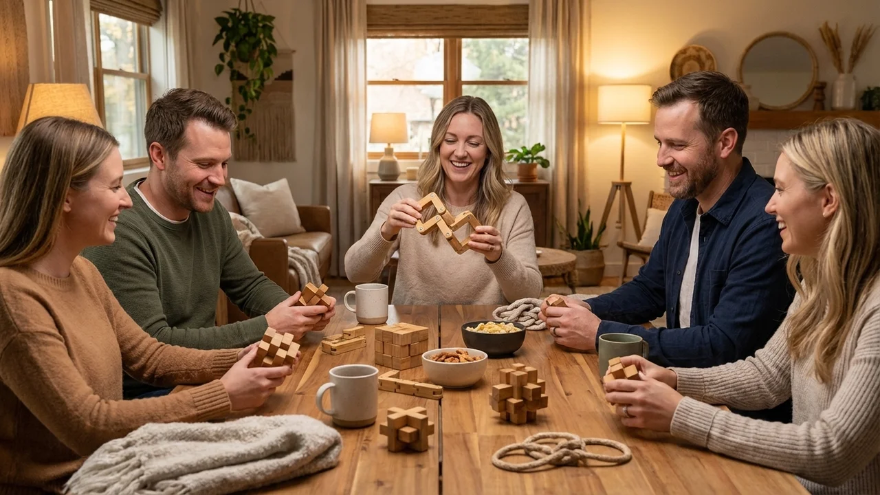 Bamboo Snake Cube — Easy Twist-and-Fold Kids Brain Teaser - 6