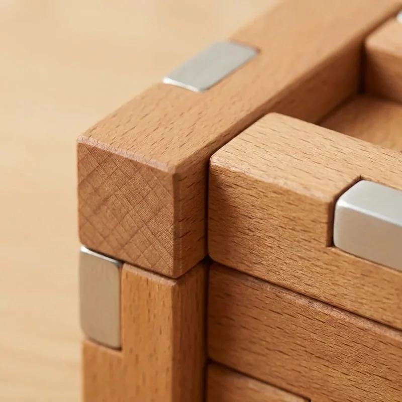 Wooden Logic Grid Puzzle — Medium Deduction Challenge - 3