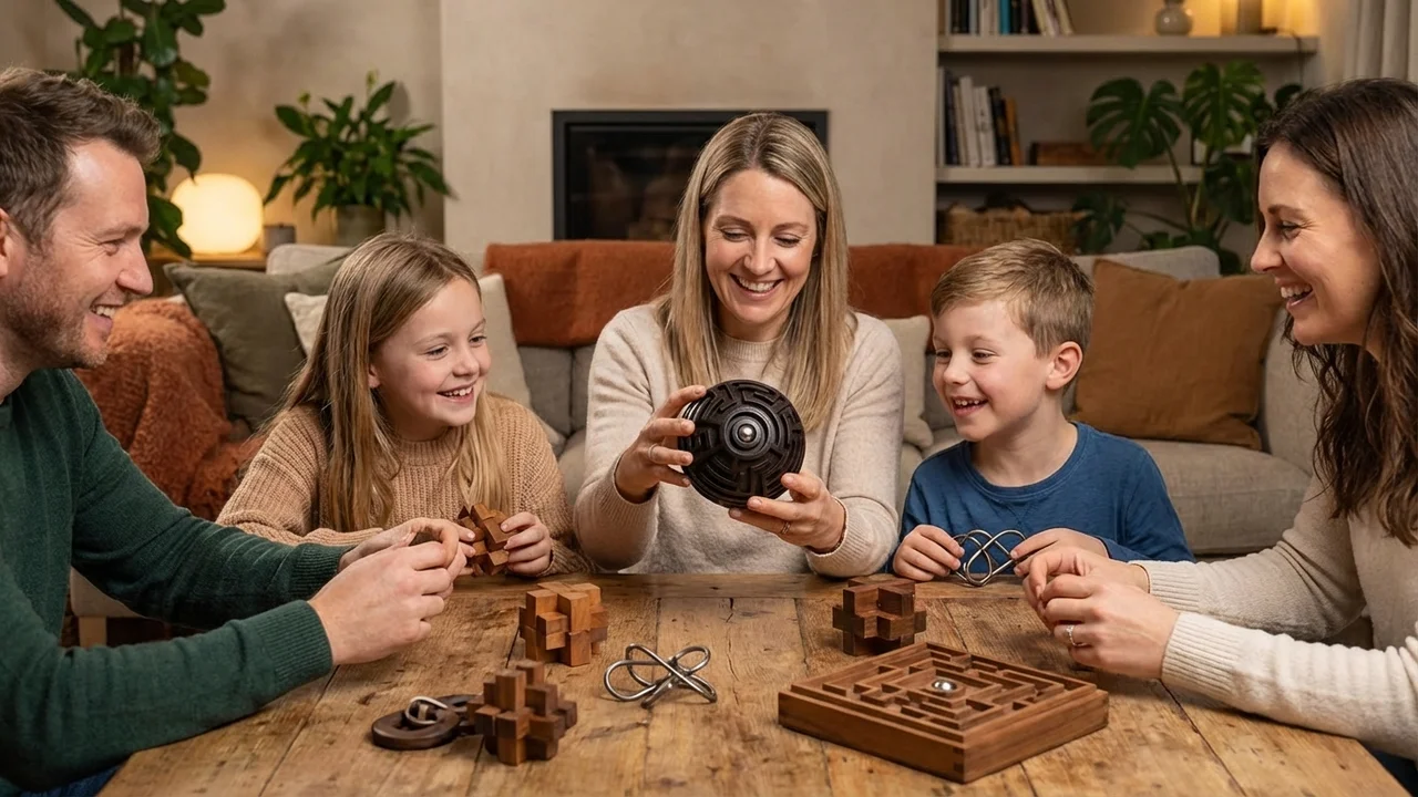 Ebony Labyrinth Sphere — Hard Precision-Turned Ball Maze - 6