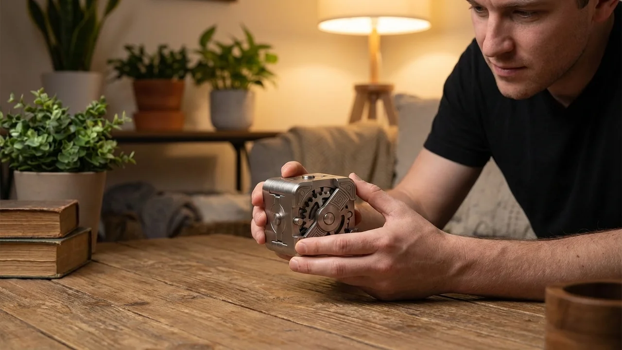 Titanium Sequential Lock Puzzle — Expert Machined Mechanism - 5