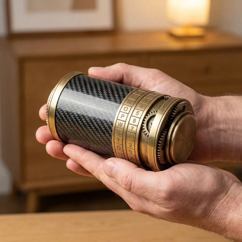 Carbon Fiber Cryptex Vault — Hard Limited Edition Lock Box - 4