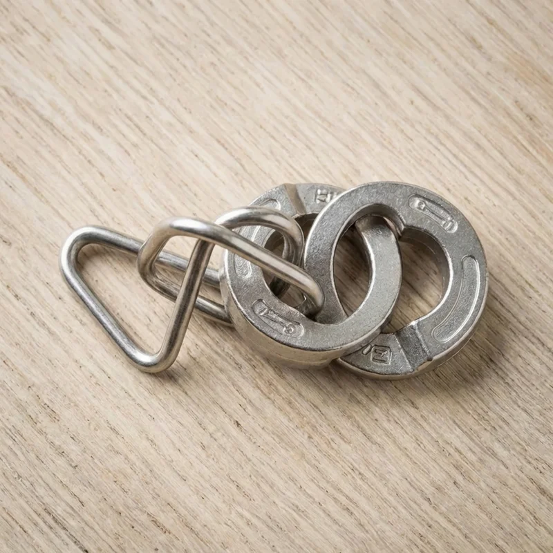 Wire & Cast Metal Puzzle Duo — Medium Mixed Challenge Set - 2