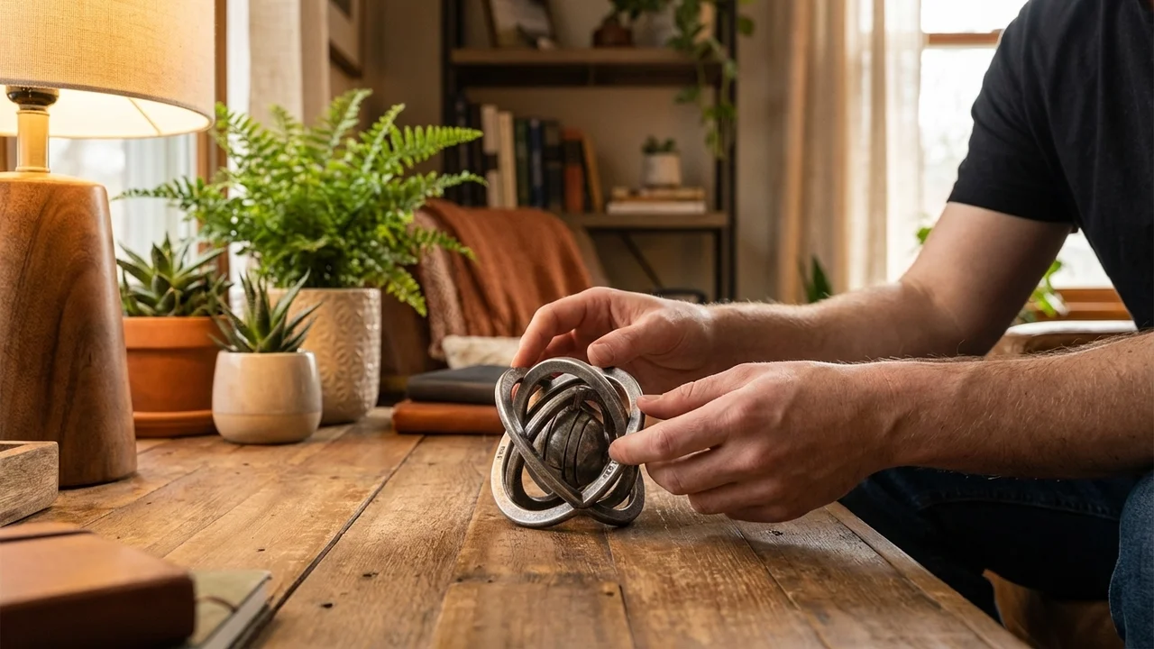 Cast Metal Puzzle — Hard Orbital Ring Disassembly - 5
