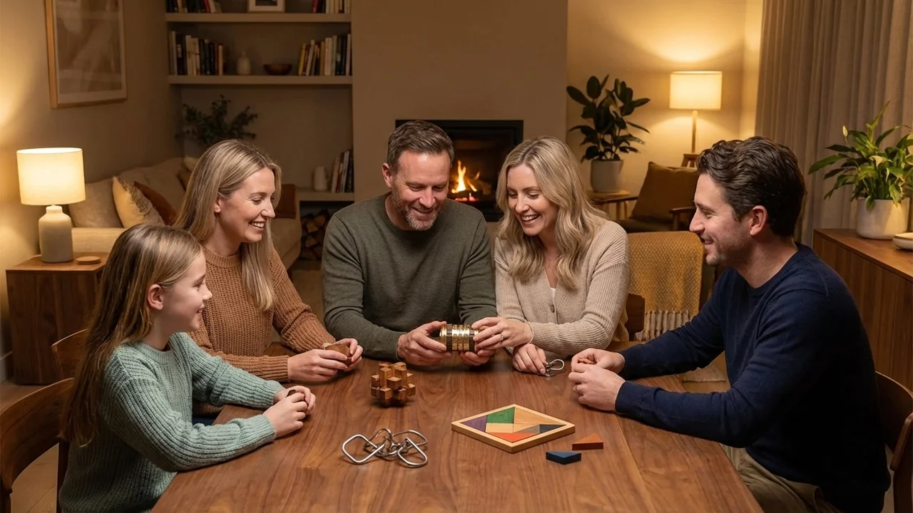 Brass & Wood Cryptex Puzzle — Expert Code-Breaking Lock - 6