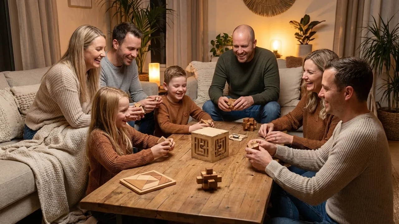 Wooden Labyrinth Cube — Medium 3D Maze for Young Solvers - 6