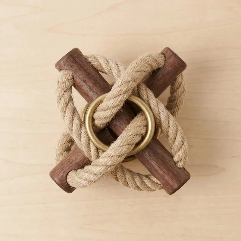 Double Helix Rope Puzzle — Expert Twisted Cord Enigma - 2