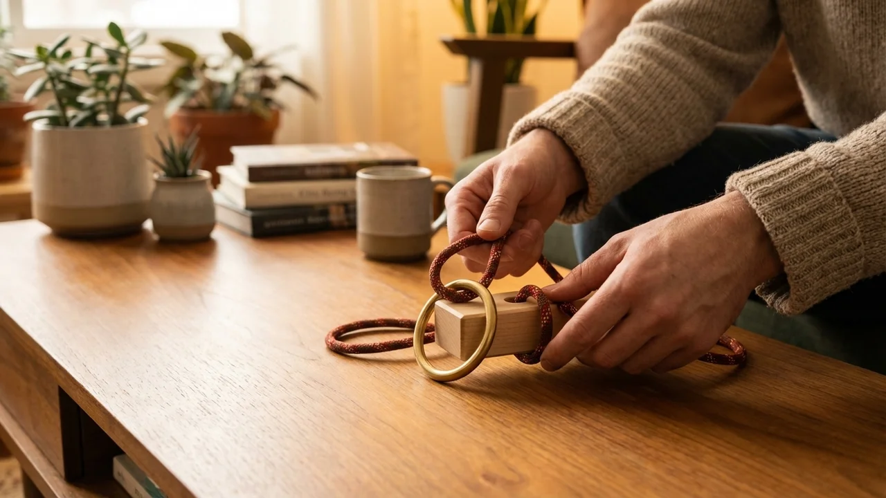 Mountain Loop Rope Puzzle — Hard Alpine Ring Release - 5