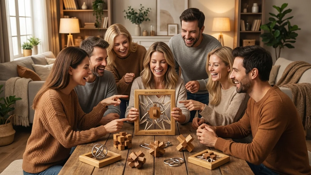 Zen Garden Rope Puzzle — Easy Bamboo & Silk Cord Meditation Teaser - 6