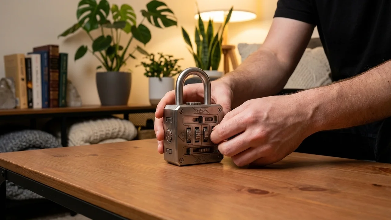 Steel Sequential Padlock Puzzle — Expert Multi-Step Lock - 5