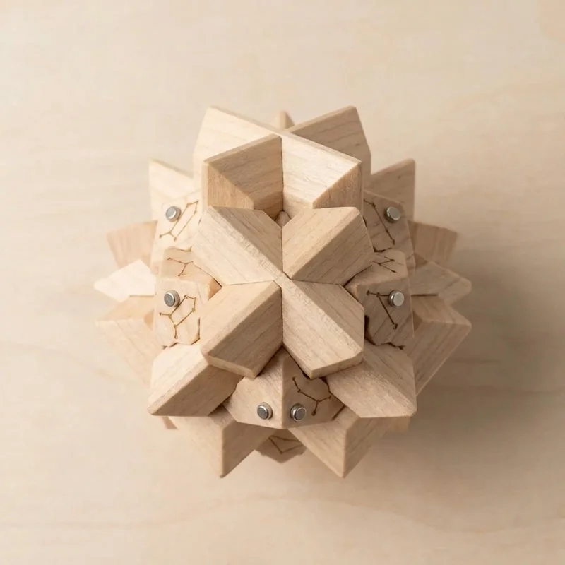 Wooden Ball Constellation Puzzle — Easy Star-Pattern Assembly - 2