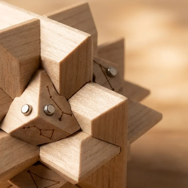 Wooden Ball Constellation Puzzle — Easy Star-Pattern Assembly - 3