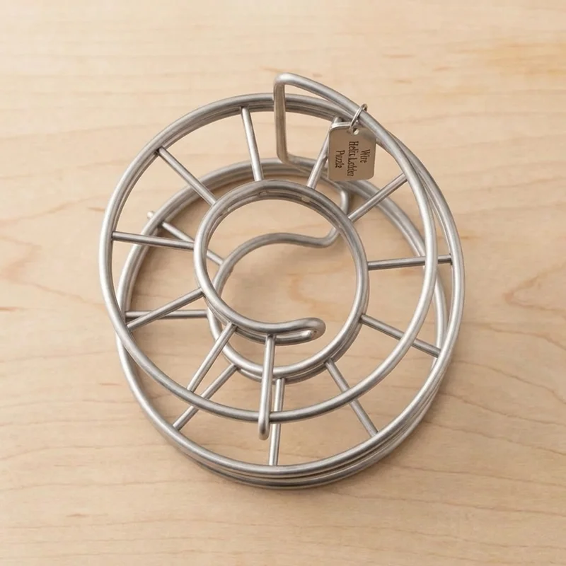 Wire Helix Ladder Puzzle — Easy Step-By-Step Ring Descent - 2