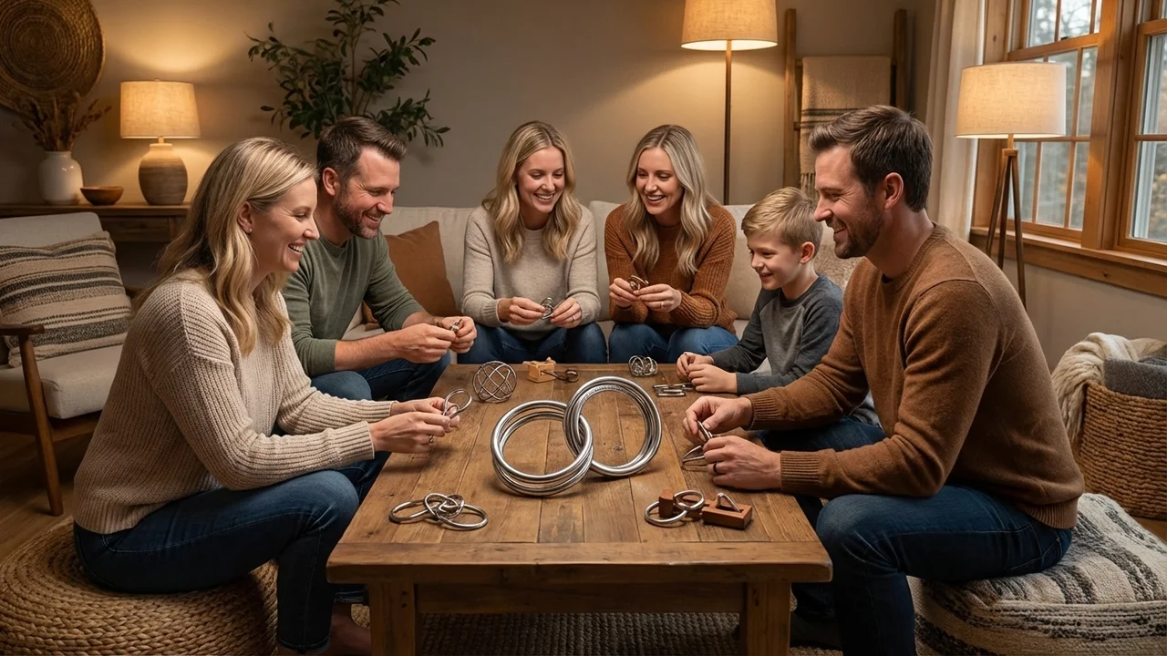 Wire Infinity Loop Puzzle — Hard Double-Ring Separation - 6