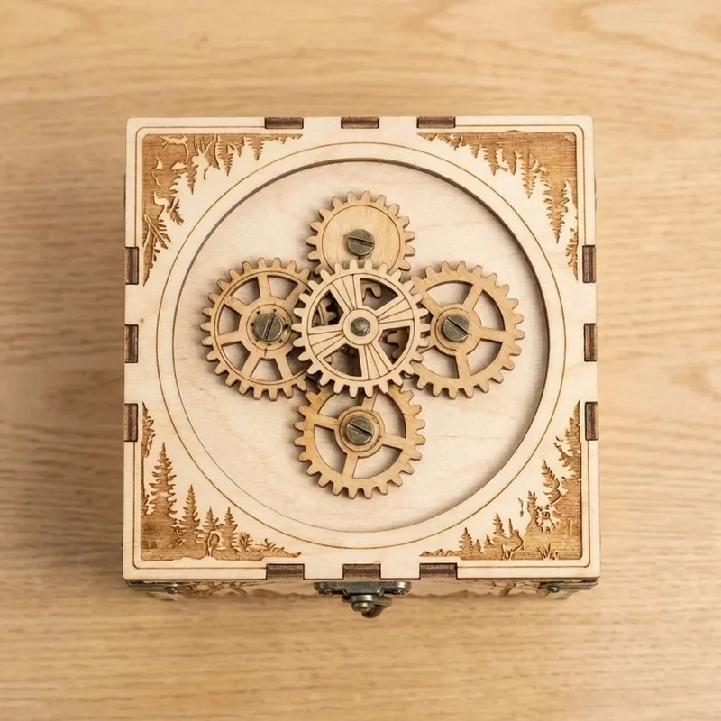 Wooden Enchanted Forest Escape — Medium Multi-Clue Adventure Box - 2