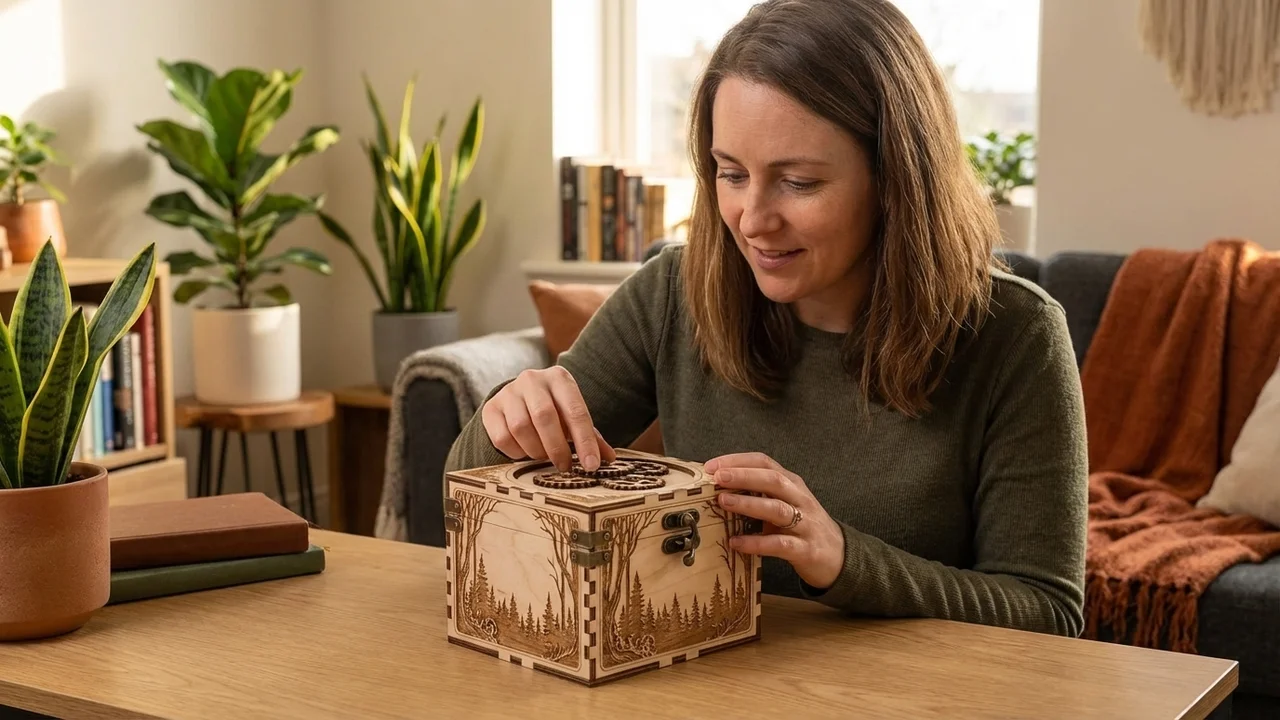 Wooden Enchanted Forest Escape — Medium Multi-Clue Adventure Box - 5