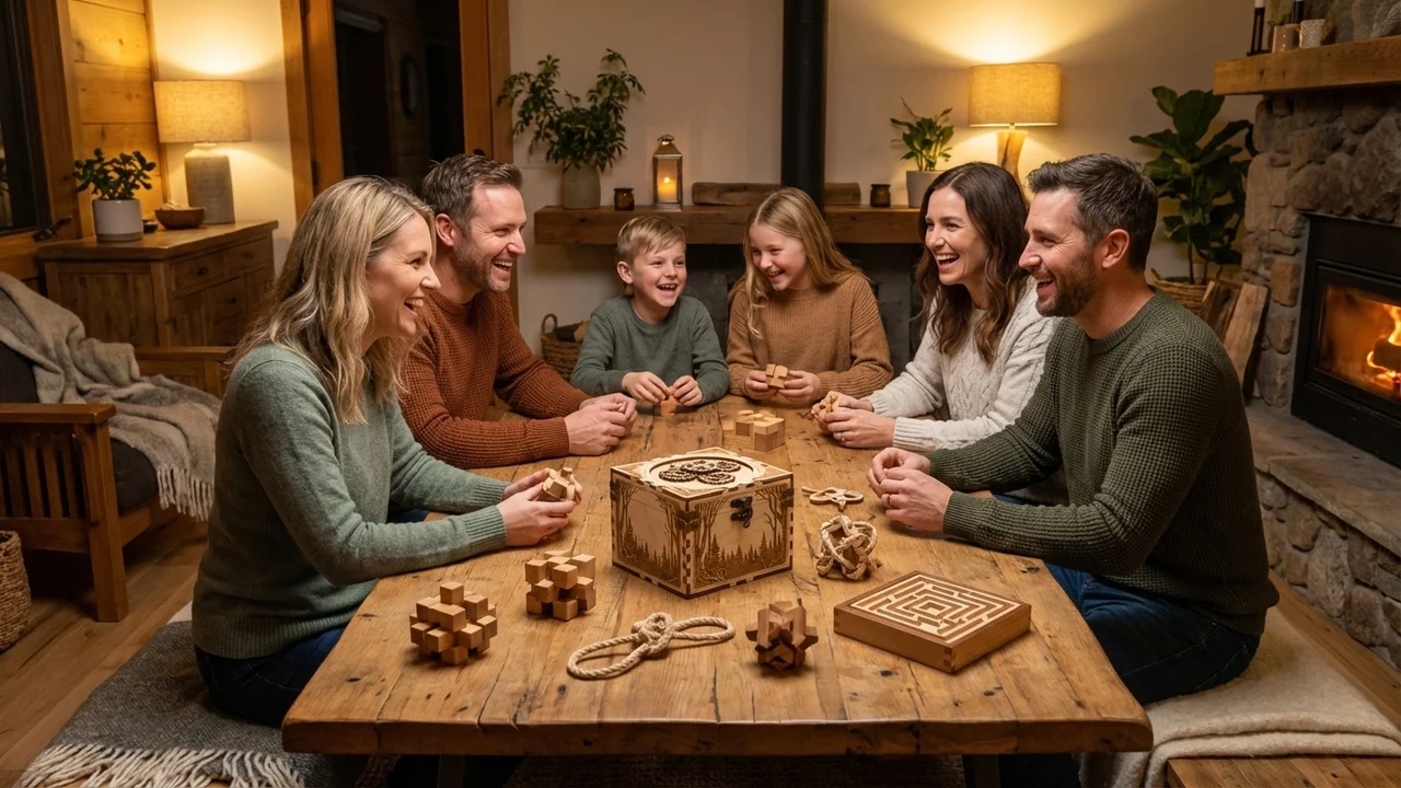 Wooden Enchanted Forest Escape — Medium Multi-Clue Adventure Box - 6