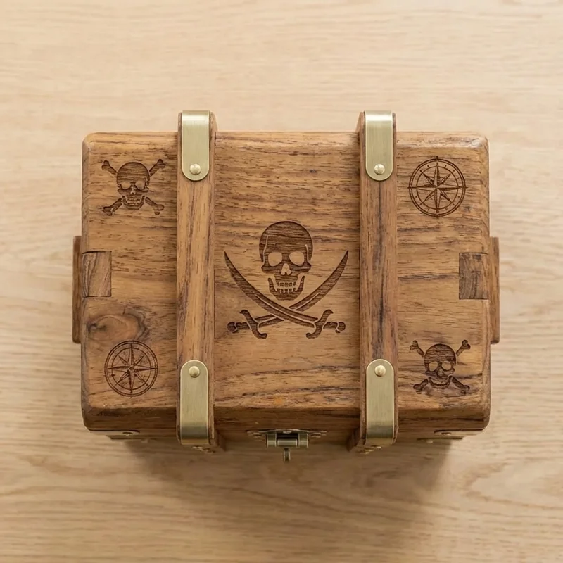 Wooden Pirate Vault Escape — Hard Treasure Chest Puzzle Game - 2