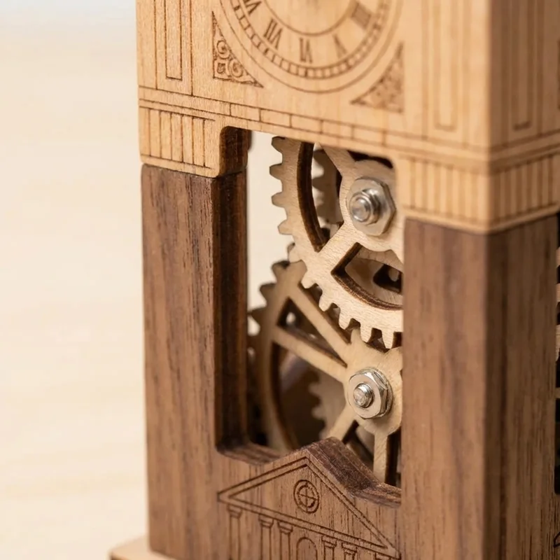 Wooden Clockwork Tower Escape — Medium Gear-Based Puzzle Challenge - 3