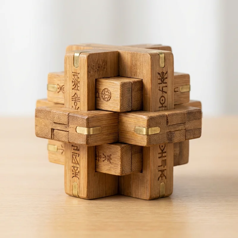 Wooden Ancient Temple Escape — Hard Symbol-Decoding Puzzle Game - 1