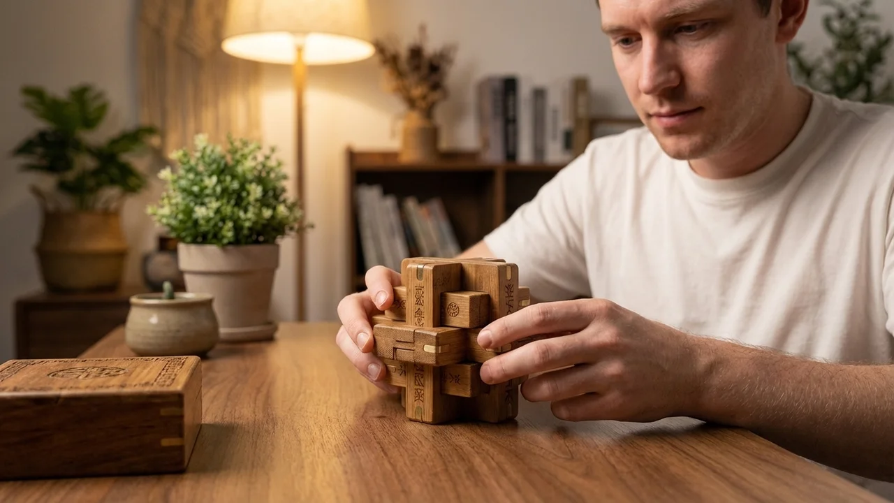 Wooden Ancient Temple Escape — Hard Symbol-Decoding Puzzle Game - 5