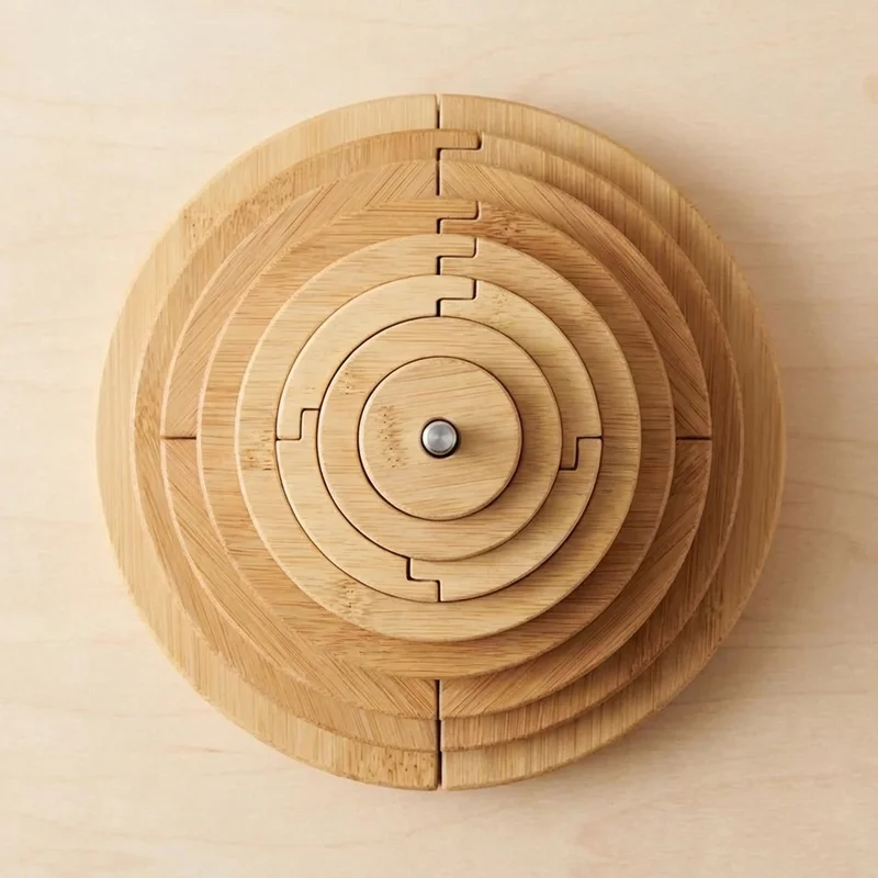 Bamboo Rainbow Stacking Tower — Easy Graduated Ring Challenge - 2