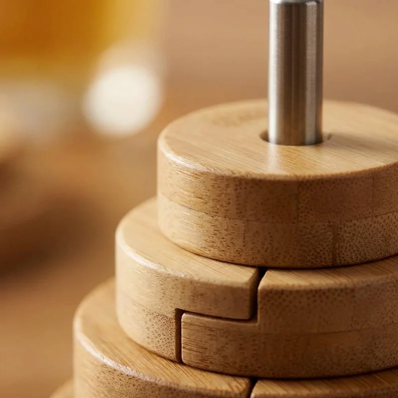 Bamboo Rainbow Stacking Tower — Easy Graduated Ring Challenge - 3