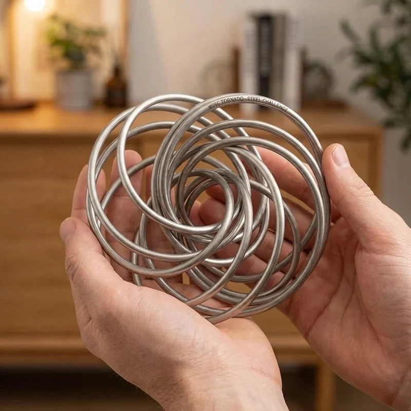 Wire Tornado Twist Puzzle — Medium Spiral Escape Challenge - 4
